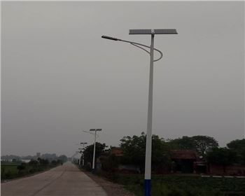 農村太陽能路燈-甘肅省慶陽道路照明工程